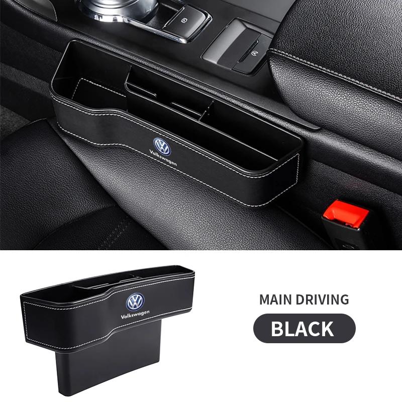 Für Volkswagen 1 Stück Auto-Sitzspalt-Organizer Leder-Aufbewahrungsbox Innenzubehör Für Volkswagen Golf Passat Magotan Touran Ar