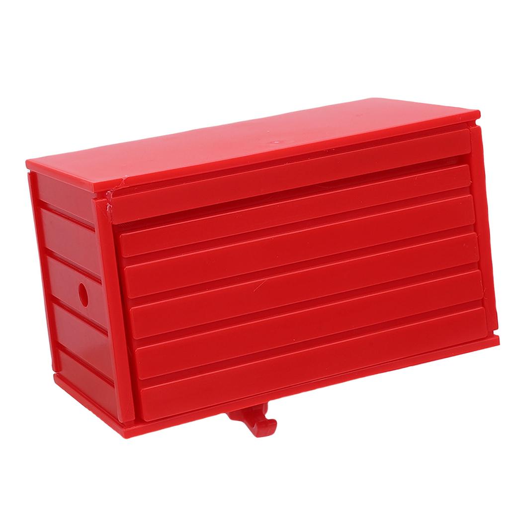 Car Garage Key Holder with Opening Door Decorative Wall Mounted Key Holder for Entryway Red