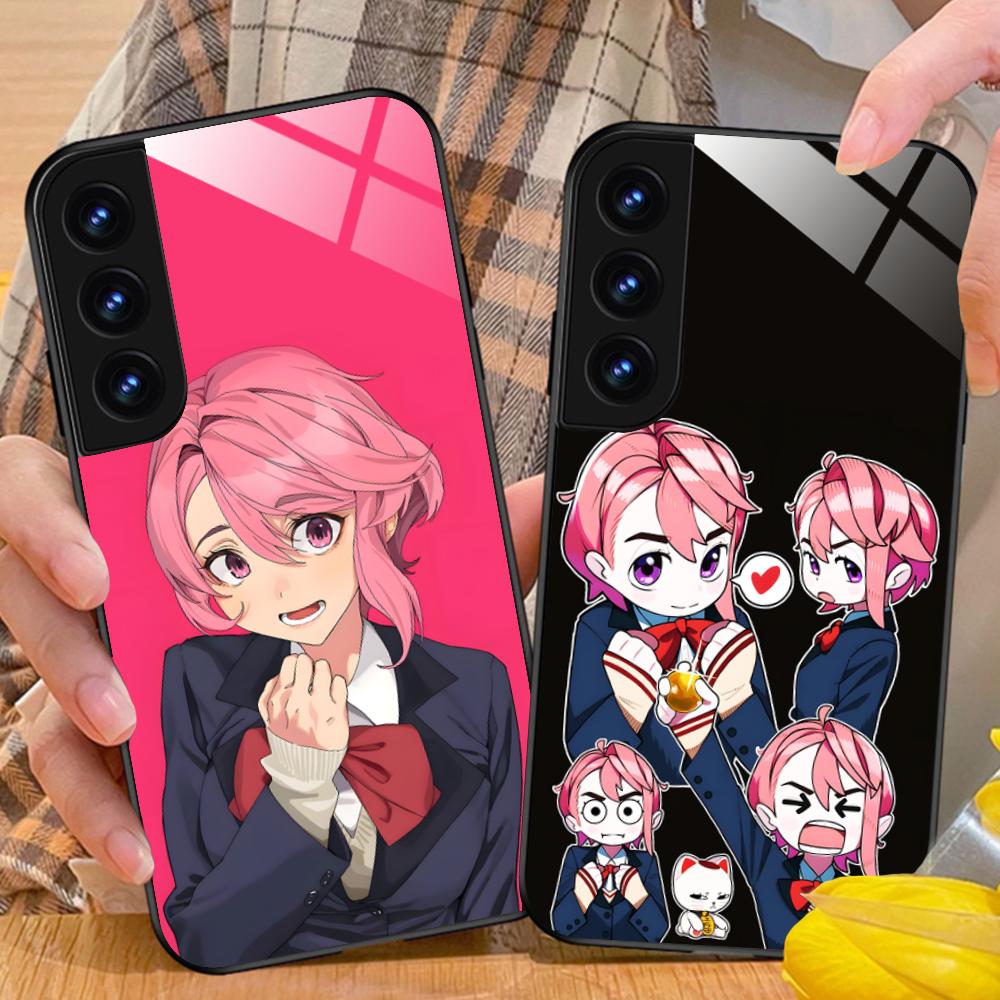 Dandadan Aira Shiratori Phone Case for Samsung Galaxy S26 S25 S24 S23 S22 S21 S20 Note20 Plus FE Ultra Glass Colorful Cover