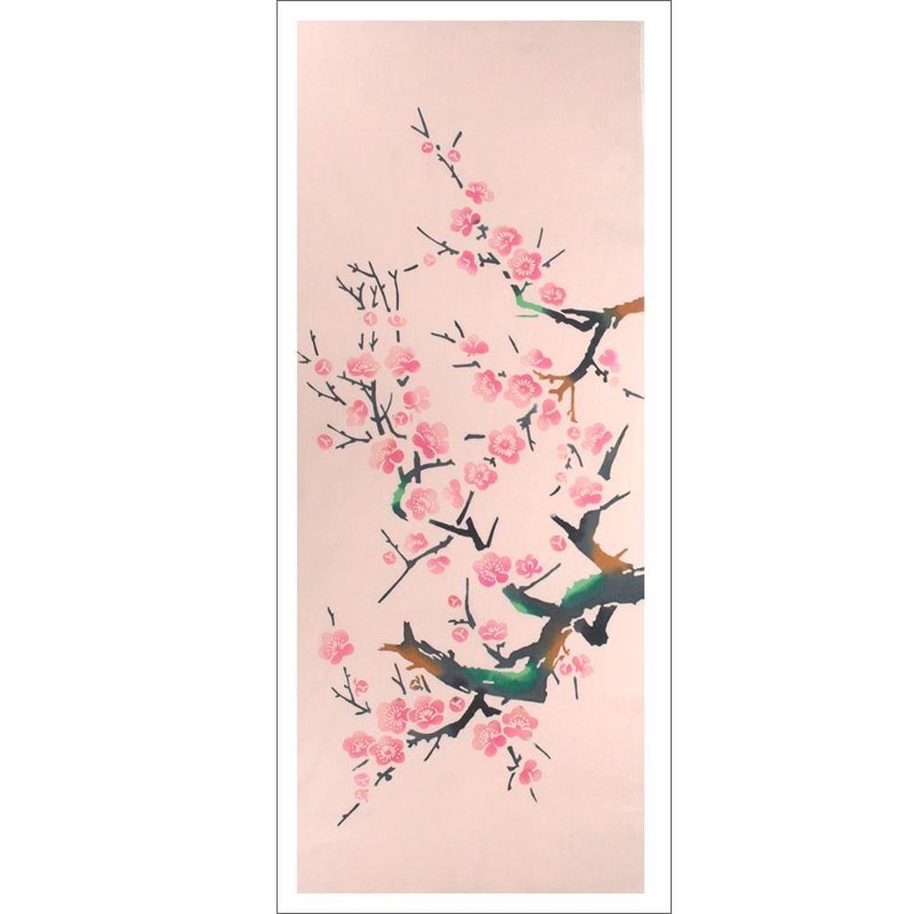 

Todaya Shoten Tenugui Hand Four Red Plum Niwaen-zome (Japanese Towel) - Seasons, Blossoms, 08-250