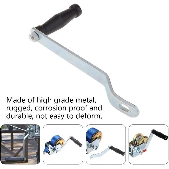 Watris Veiyi Replacement Winch Handle, Crank Handle, Trailer Handle Replacement, Boat Winch Handle Comfort Grip Replacement Accessory For Trailer