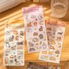 Mr.Paper 6Packs Cute Pet Home Series PET Sticker Single Sheet Kawaii Animal Design DIY Journal Scrapbook Phone Case Dairy Decor