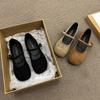 Spring Women Ballet Flats Summer Shallow Mouth Loafers Shoe Ladies Round Toe Buckle Dress Shoes Zapatos De Mujer