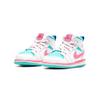 Jordan 1 Mid White Pink Green Soar TD 644507-102