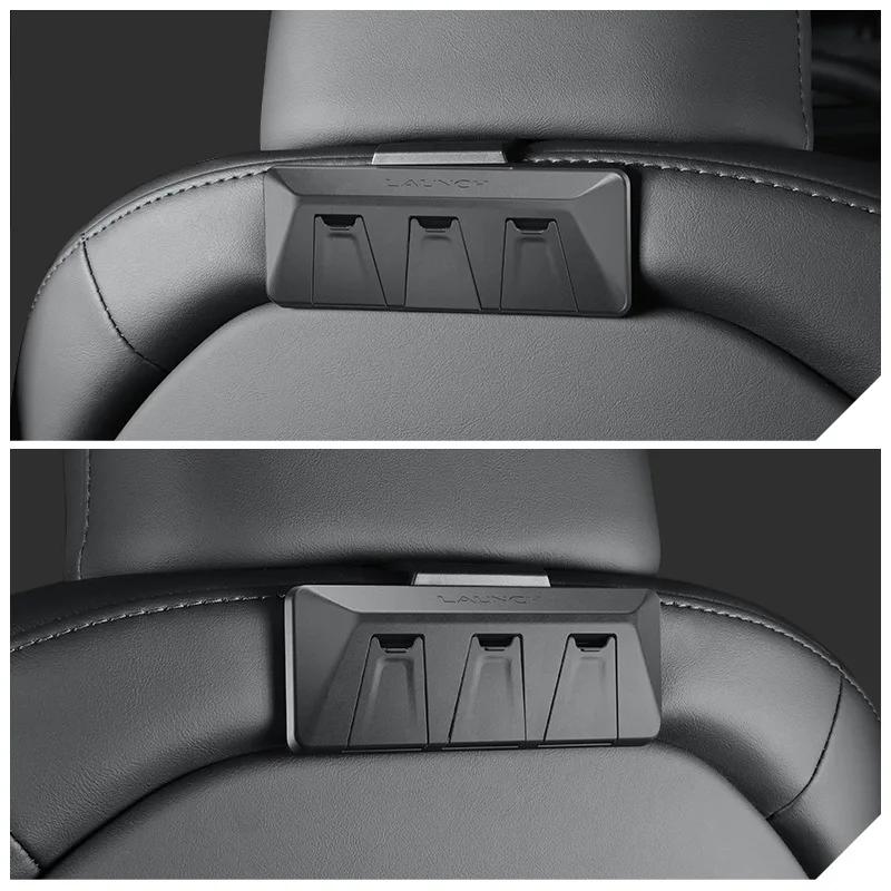 For Tesla New Model Y Juniper/Model 3 Highland 2025 ABS Seat Back Hook Multiple Hooks Foldable Design Glove Box Hook Accessories