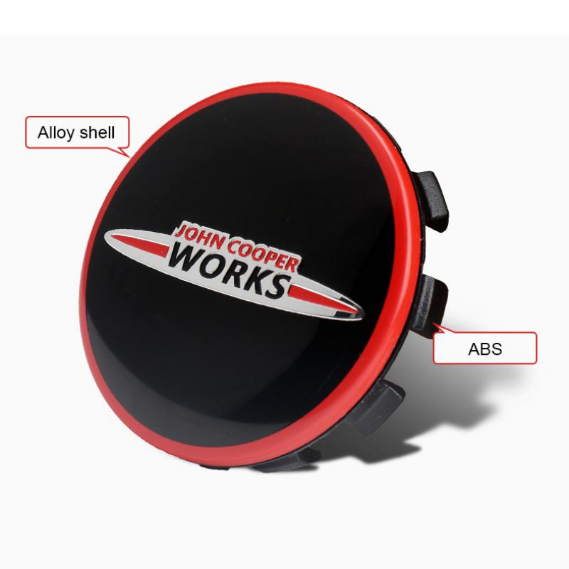 4 szt. 54MM 56MM Nakładka na środek piasty koła samochodowego Pokrywa felgi Do MINI Cooper S JCW R55 R56 R57 R60 R61 F54 F55 F56 F57 F60 Akcesoria samochodowe