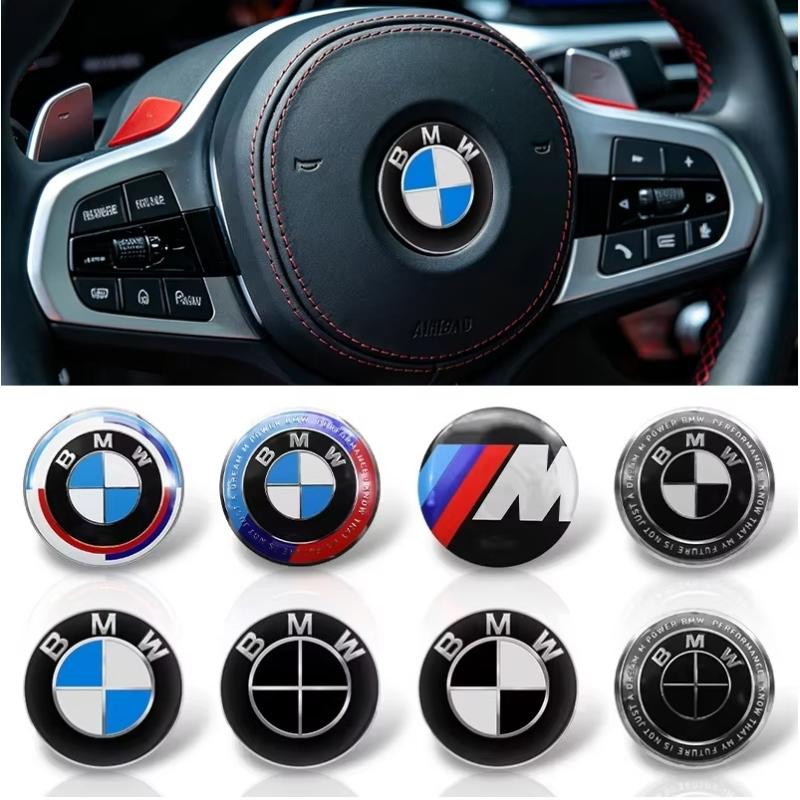 Car Steering Wheel Decoration Badge 45mm Sticker for BMW F26 X3 X5 E36 E60 F40 F10 F45 E46 G20 G22 G23 G12 E90 E91 Accessories