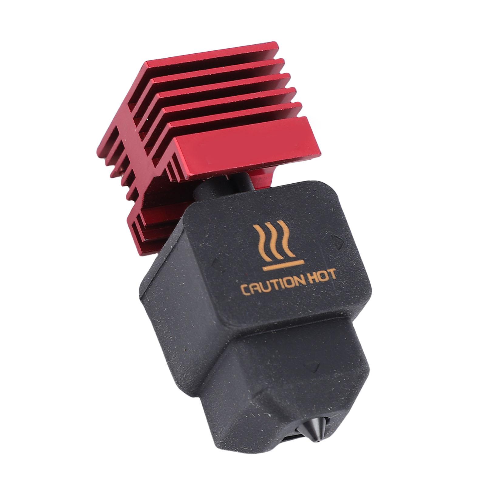 

High Hotend Replacement for Bambu H2D Combo 3D Printer 0.6mm Nozzle Hot End with Red Heat Sink Block Hotend Replacement