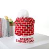 Christmas Decorations Flanged Ball Knitted Hat ED Light Hat Adult Children's Hat, Children's Glowing Christmas Hat
