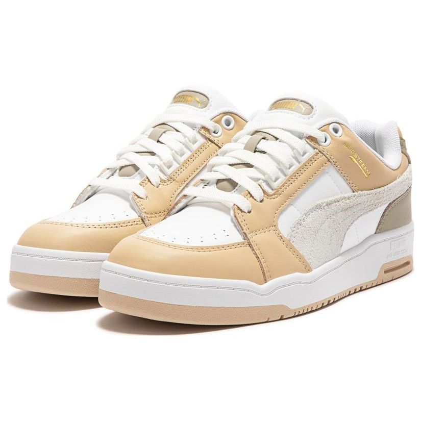 Puma Slipstream Lo Lux Low-Top Sneakers Unisex Sneakers White Brown 390124-02
