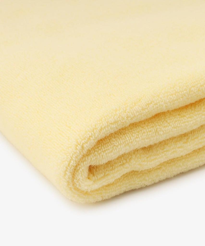 Afternoon Tea Living Bath Towel HU43 Premium Creamy Bath Tea PREMIUM Yellow Towel/Afternoon