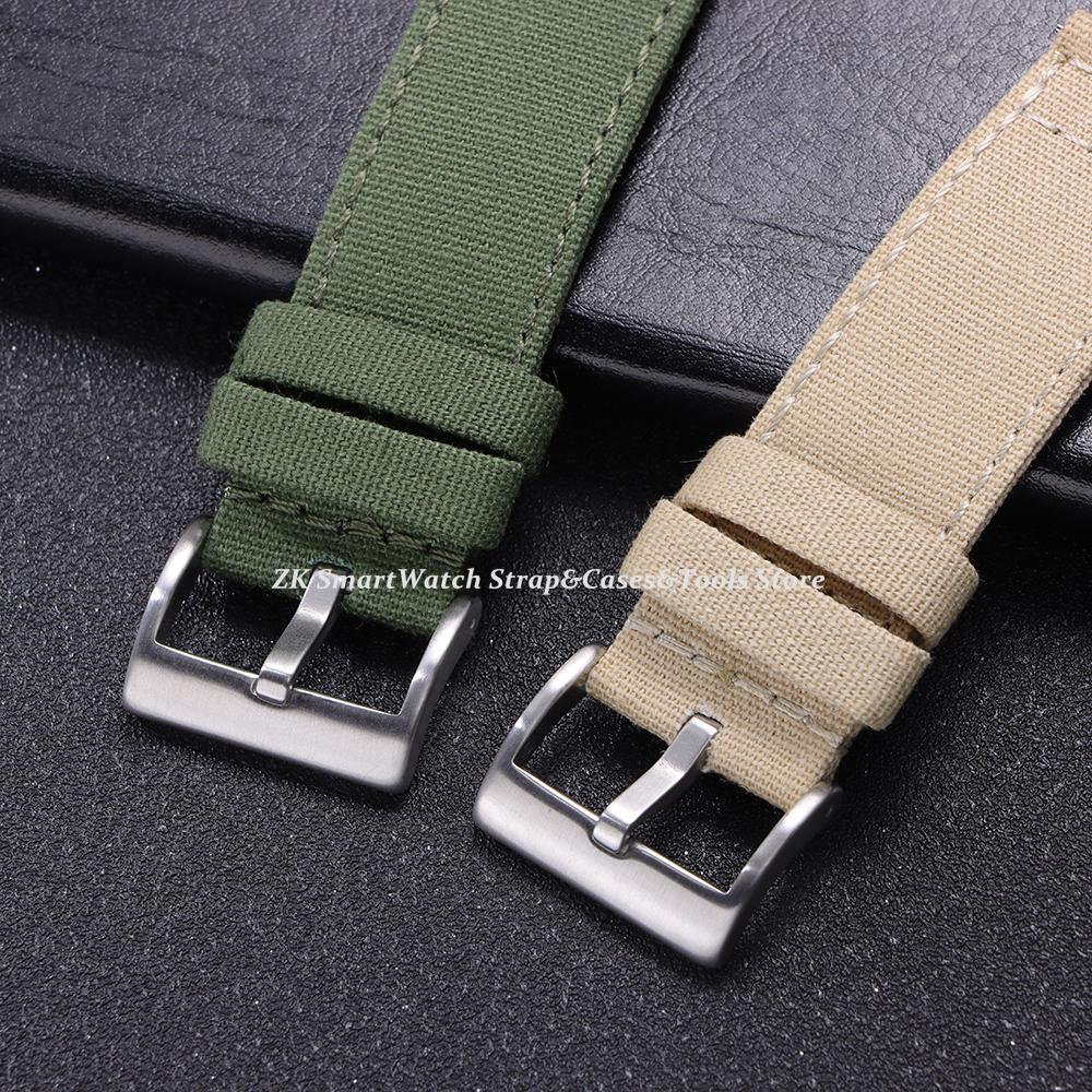 Nylon Uhrenarmband 20mm 22mm für Huawei Gt3/4 Band Nylon Canvas Armband Herren Damen Weich Sport Wasserdicht Armband Zubehör