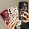 Full Screen Christmas Tree Phone Case for Samsung Galaxy S25 Ultra S24FE S23 S22 S21 S20 Plus A14 15 25 35 52 53 54 55 Y2K Cover