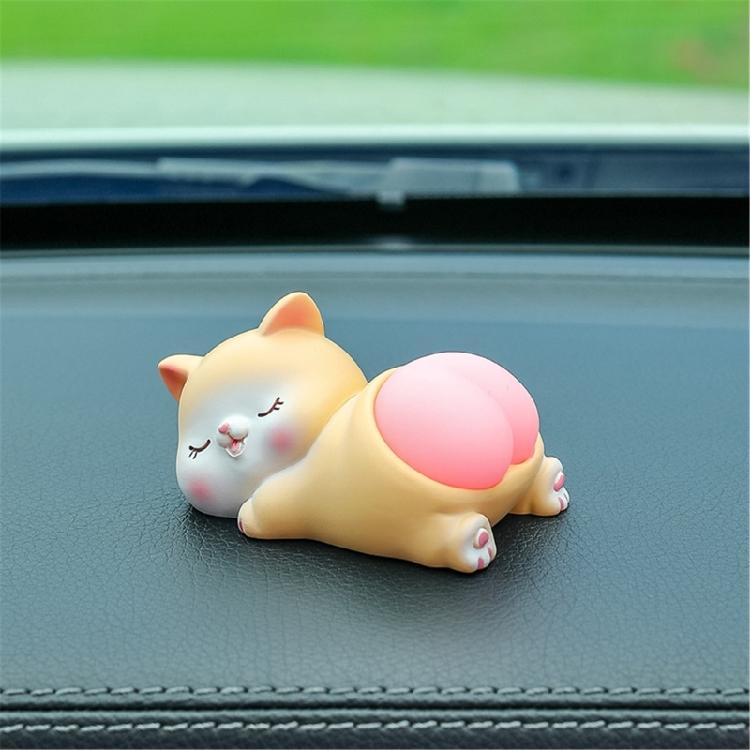 Animal Butt Resin Figurine Ornament Stress Relief Toy Suitable For Car Dashboard And Home Desk Stress Relief Accessories