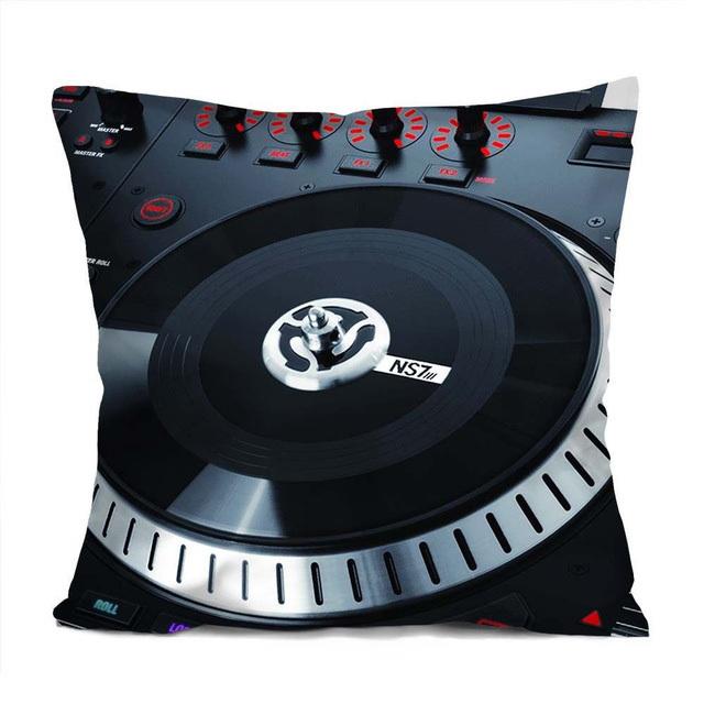 Home Decor DJ Music Pillow Cover Home Bedroom Hotel Car Seat Upholstery Cushion Cover