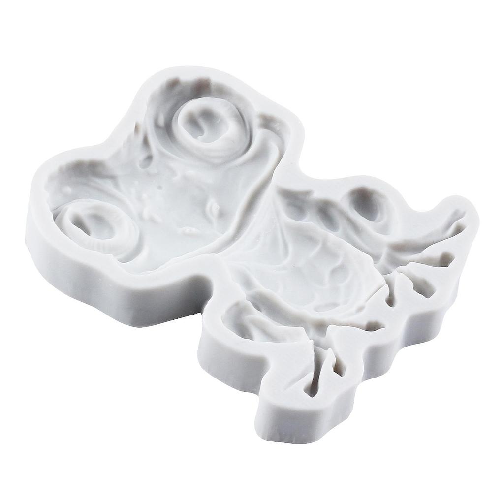 Frosch Silikonformen Frosch Fondantform Kuchen Dekorationswerkzeuge Cupcake Topper Schokoladenhandwerk Gum Paste Polymer Clay