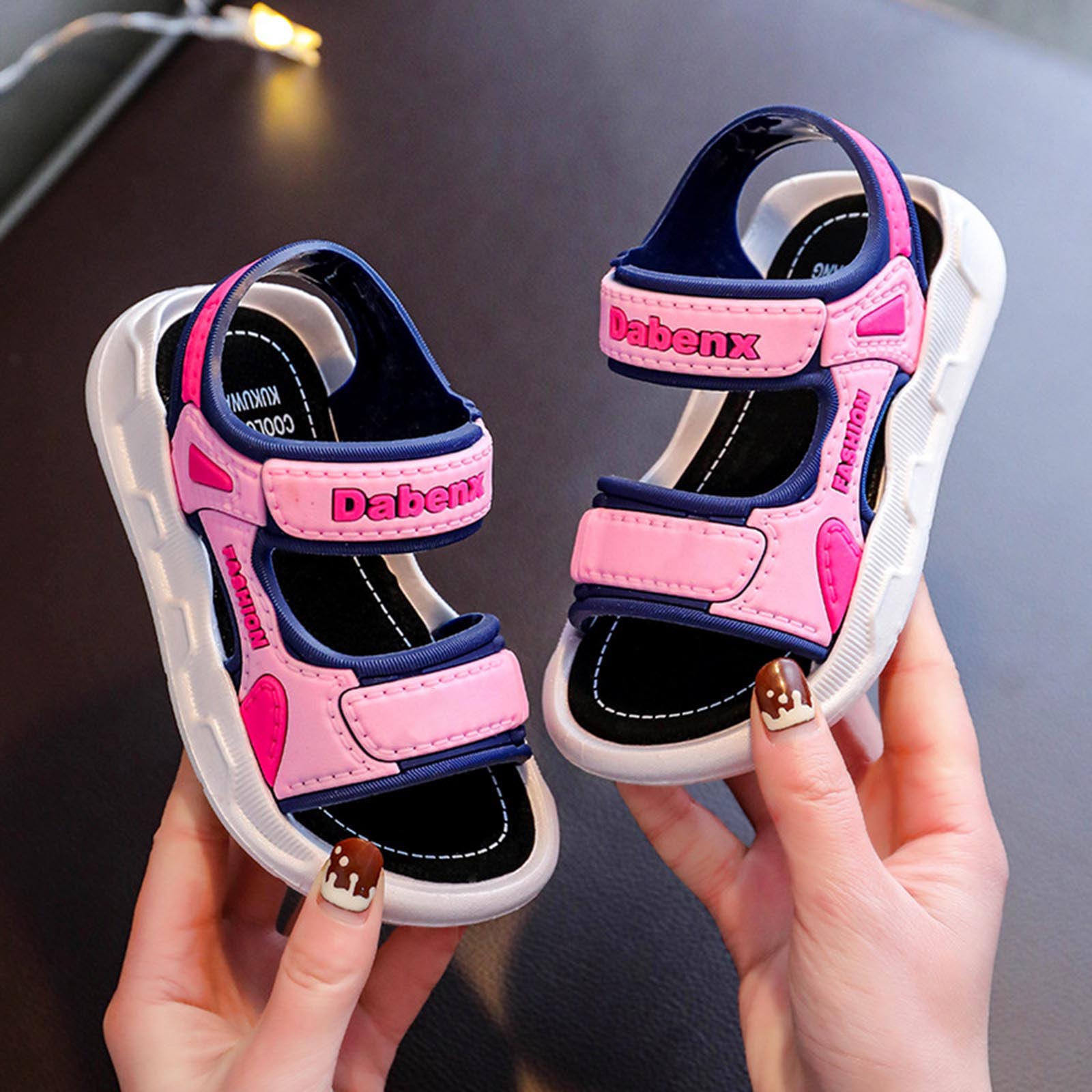 

Children s Sandals, Medium And Large Sizes For Boys And Girls, Small Kids Casual Beach Sandals 24 рожевий