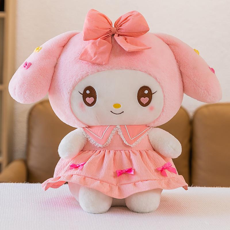 Large Pink Kuromi My Melody Doll Plush Pillow - Girls Birthday Gift 40 cm