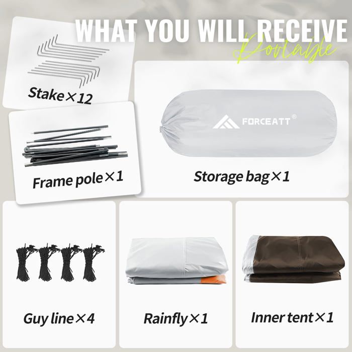 Tente De Camping Forceatt