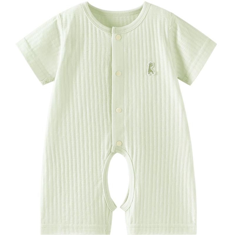 TONGTAI Baby Short-Sleeved Pure Cotton Romper