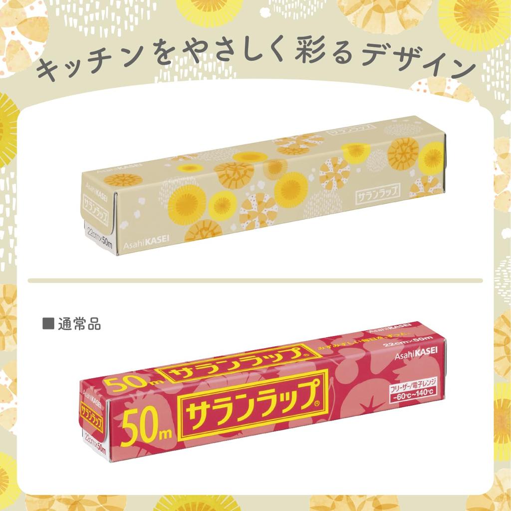 [Limited Edition] Saran Wrap 22cm X 50m Flower Design Package