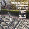 Olanly Outdoor Plastic Straw Rug Waterproof Indoor Outdoor Carpet Machine Washable Fashion Carpet For Patio Camp Picnic Backyard