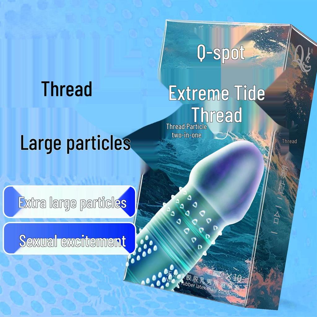 Desensitizing Large Particle Condoms for Enhanced Stimulation and Instant Climax - Erotic Set for Women