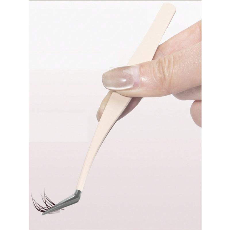 4pcs Eyelash Extension Tools Set Stainless Steel Tweezers, Angled Tweezers, Makeup Artist Supplies, Precision Lash Tweezers For Makeup Tool