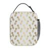 Gold Pineapple Pattern Insulated Lunch Bag for Women Children Portable Food Boxes Thermal Lunch Box Tote