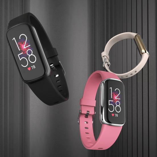 15mm Wristwatch Band Replaceable Sweat-proof Comfortable Waterproof Smart Wristwatch Strap for Fitbit-Luxe