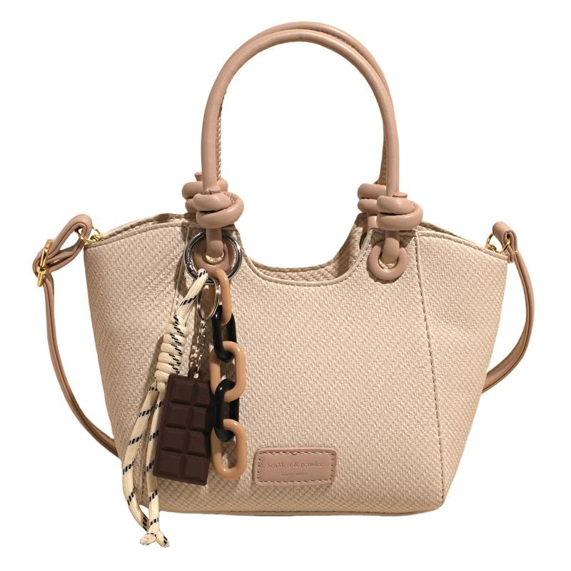 Hand carry premium bucket bag women's summer niche simple casual shoulder bag new trendy women's bag