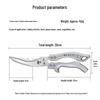 Multi-Functional Stainless Steel Kitchen Scissors: Powerful Bone Cutter & Food Shears for Chicken, Fish, and BBQ