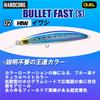 DUEL Hardcore Bullet Fast 140mm Sardine Long Cast for Bluefish and Spanish Mackerel (S)