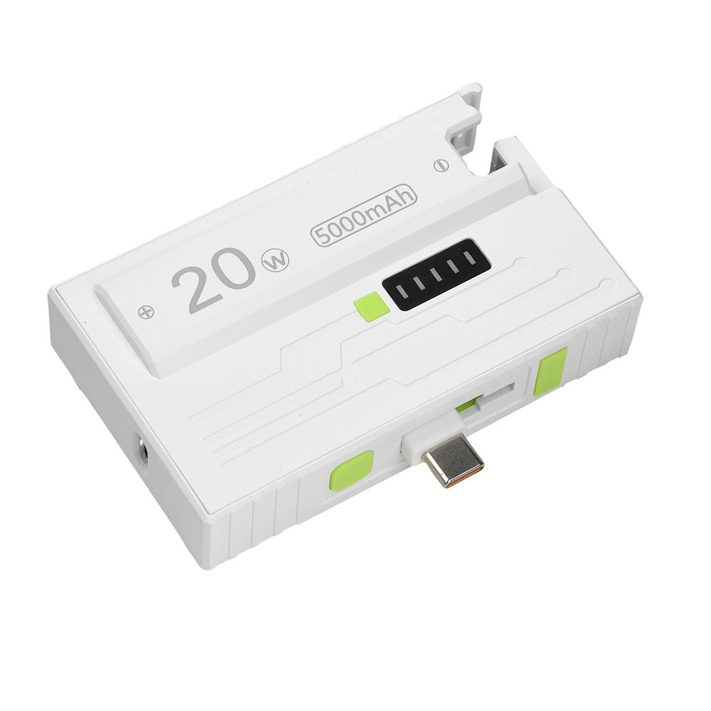 1*21700 Battery Box DIY Kit Battery Charger Case DIY Power Bank Box 20W Fast Charging For Phone Charging Not Including Batteries