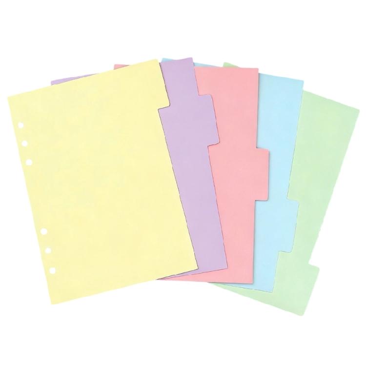 

Rainbow Patterned Index Pages For Binders Easy To Rearrange Sections Ideal For Classifying Important Paper