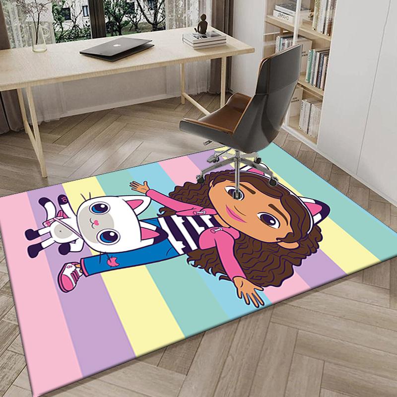 Colorful Friends Dollhouse Carpet, Chair Rug,Rug for Office Bedroom living rooms, Doormat decor Fan Gift Christmas Gift