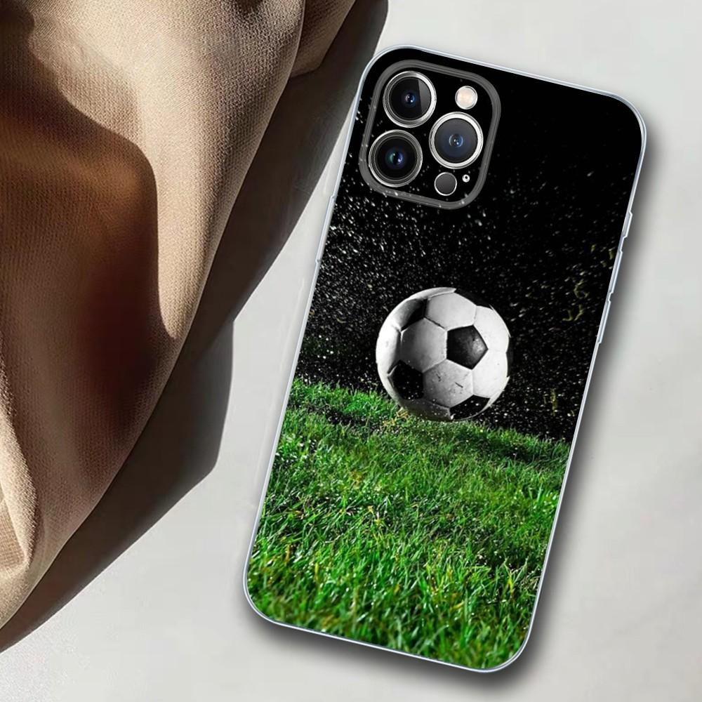 Soccer Ball Phone Case For iPhone 14 11 12 13 Mini Pro XS Max Cover 6 7 8 Plus X XR SE 2020 Funda Shell
