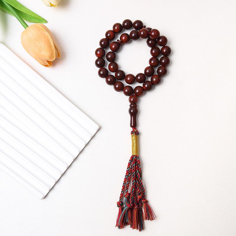 Κλασικό Ισλαμικό Κομπολόι Προσευχής με 33 Χάντρες και Φούντα