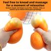 Realistic Orange Squishy Toy Soft Squeeze Stress Relief Funny Fruit Fidget Anti Stress Decompression Toy
