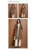 Women's High-End Double-Breasted Wool Coat: Autumn/Winter Korean Style, Mid-Length, Tall Fit, Goddess Temperament
