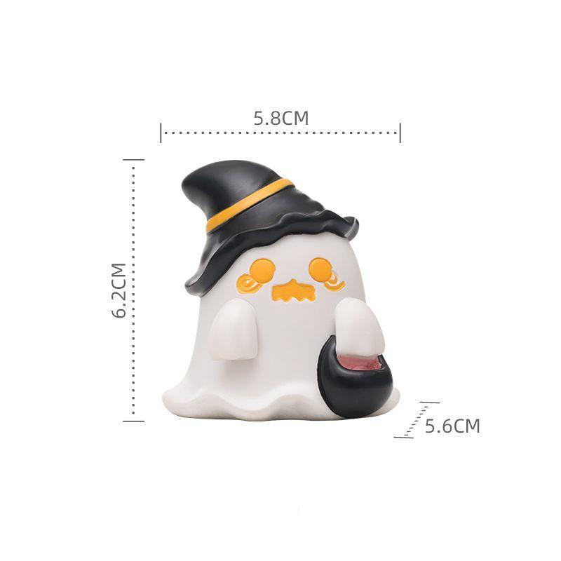 Christmas Cute Ghost Ornament Creative Desktop Decoration Emotional Stability Artifact April Fool's Day Gift for Friends