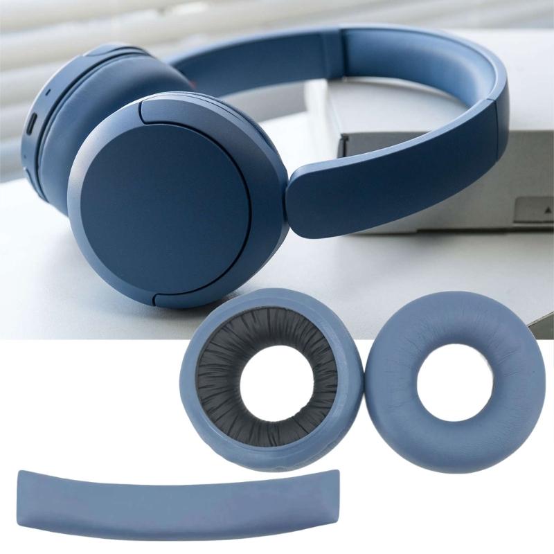 Replacement Headband Cushion and Earpads for WH-CH500 CH510 ZX330BT Enhanceds Comfort with Soft Sponges Protein Leather