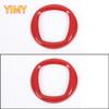 ABS Plastic Matte Black Car Front Grille Cover Emblem Rear Trunk Decal  Protective Cover Suitable for Fiat Panda 2016 +