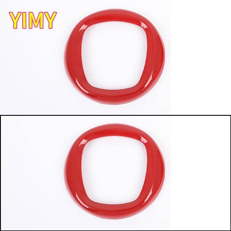 ABS Plastic Matte Black Car Front Grille Cover Emblem Rear Trunk Decal  Protective Cover Suitable for Fiat Panda 2016 +