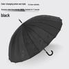 Double Person Water-Activated Blooming Long-Handled Umbrella for Women – Storm Curved Handle, Reinforced Rainproof Design
