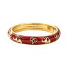 Colorful Butterfly Crystal Bracelet Enamel Girl's Hand Bracelet Children Flower Bangle  Birthday