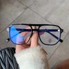 Retro Fashion Women Anti-blue Light Glasses Men Women Transparent Computer Glasses Frame Eyeglass Square Eyeglasse