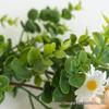 Eucalyptus Leaves & Daisy Vine Artificial Greenery for Easter & Home Décor
