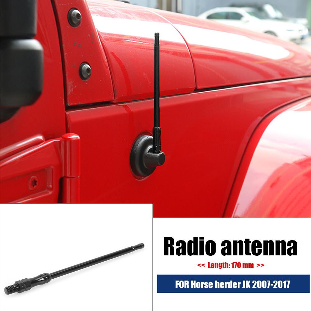 7 Inch AM FM Radio Antenna Car FM Radio Modified Antenna AM FM Radio Signal Aerials for Jeep Wrangler JK 2007-2017 Accessories