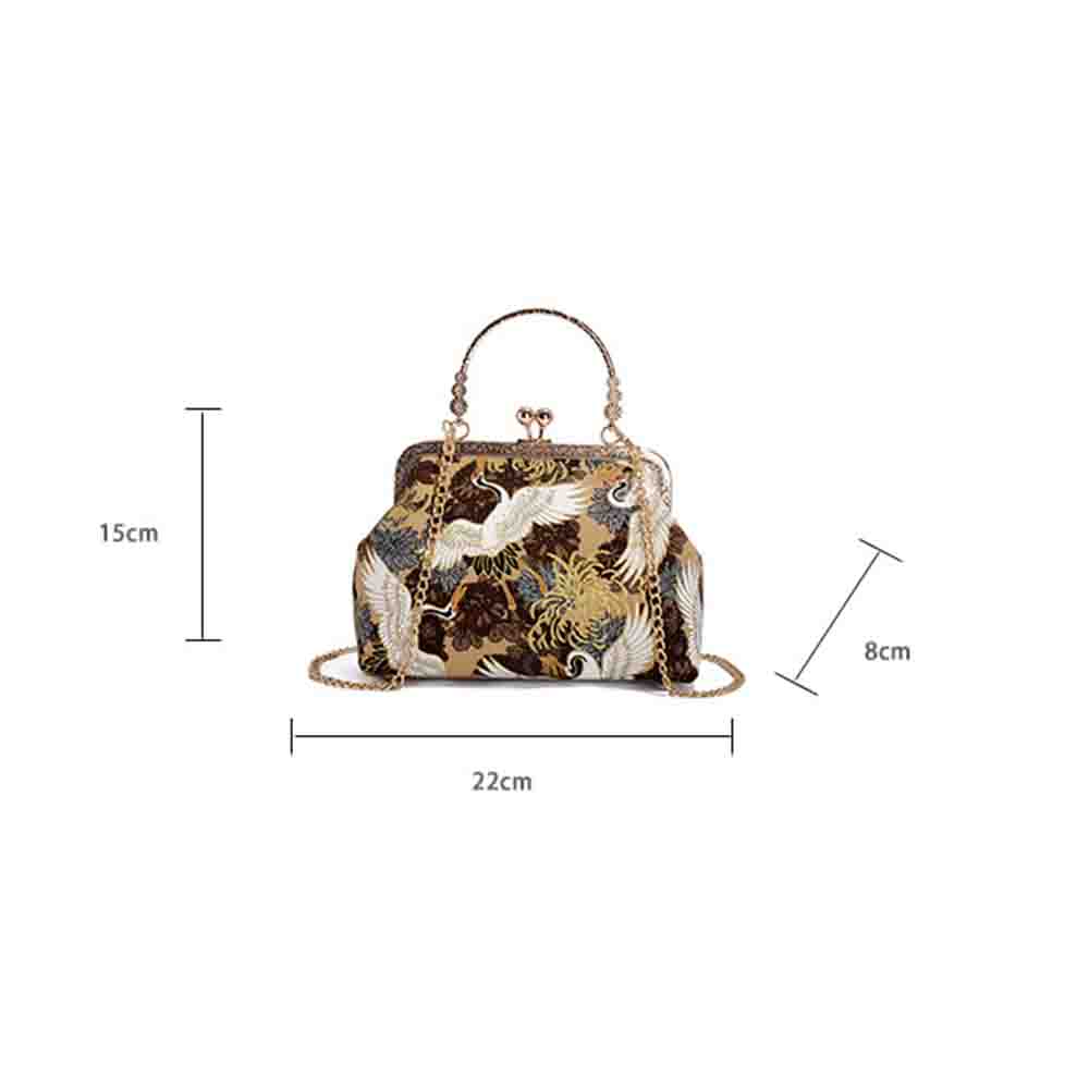 Chinese Style Embroidery Crossbody Bag Patchwork National Style Bags for Women Hasp Simple Fashion Women's Handbags